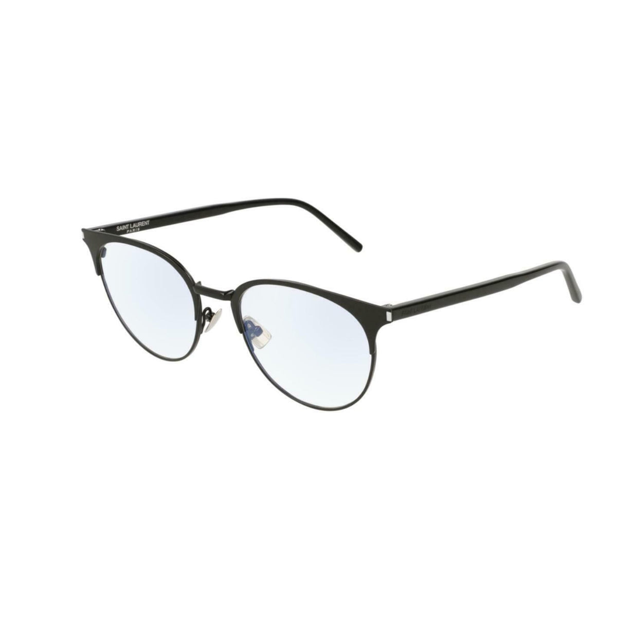 Saint Laurent Men&#39;s Sunglasses Spring Summer 2018 Black Transparent Demo Lens Demo Lens Black SL 223 001