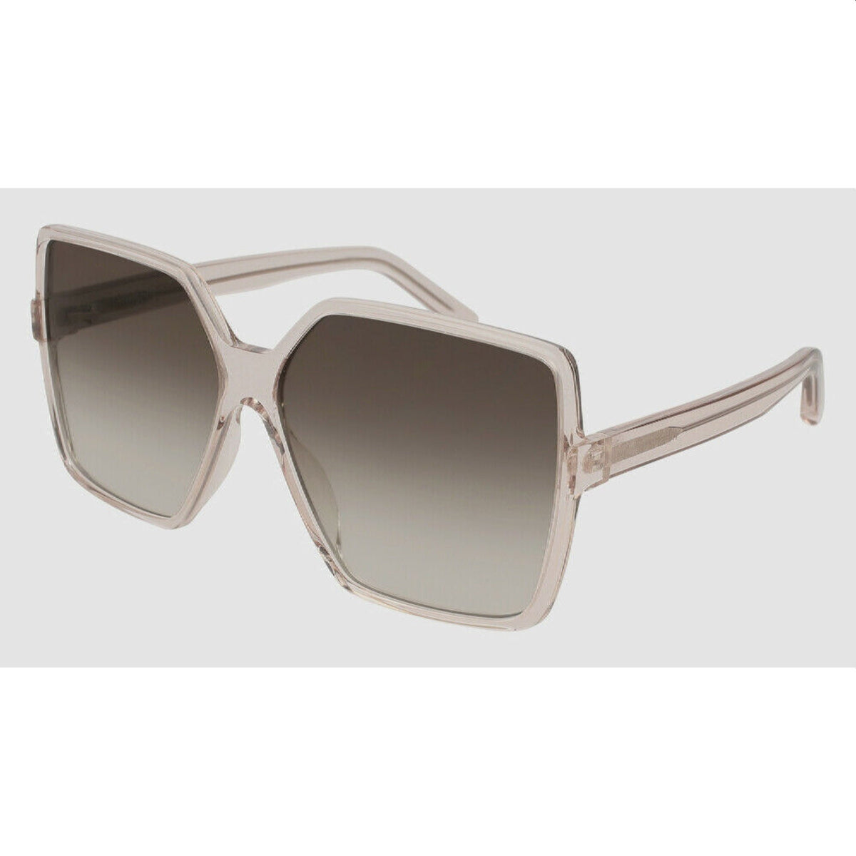 Saint Laurent Women's Sunglasses Spring Summer 2018 Nude Brown CR 39 CR 39 Transparent SL 232 BETTY 005