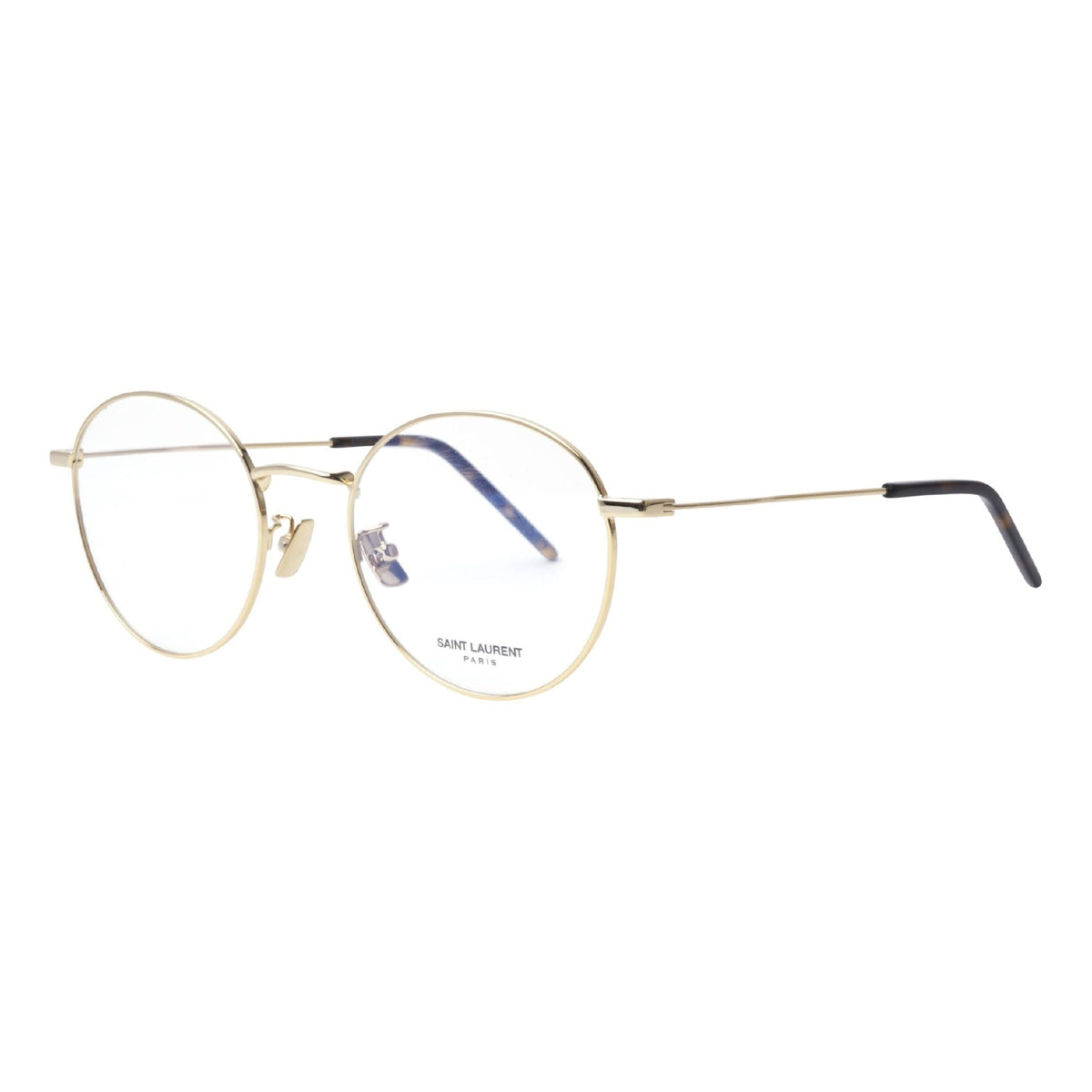 Saint Laurent Men's Sunglasses Spring Summer 2018 Gold Transparent Demo Lens Demo Lens Light SL 237F 003