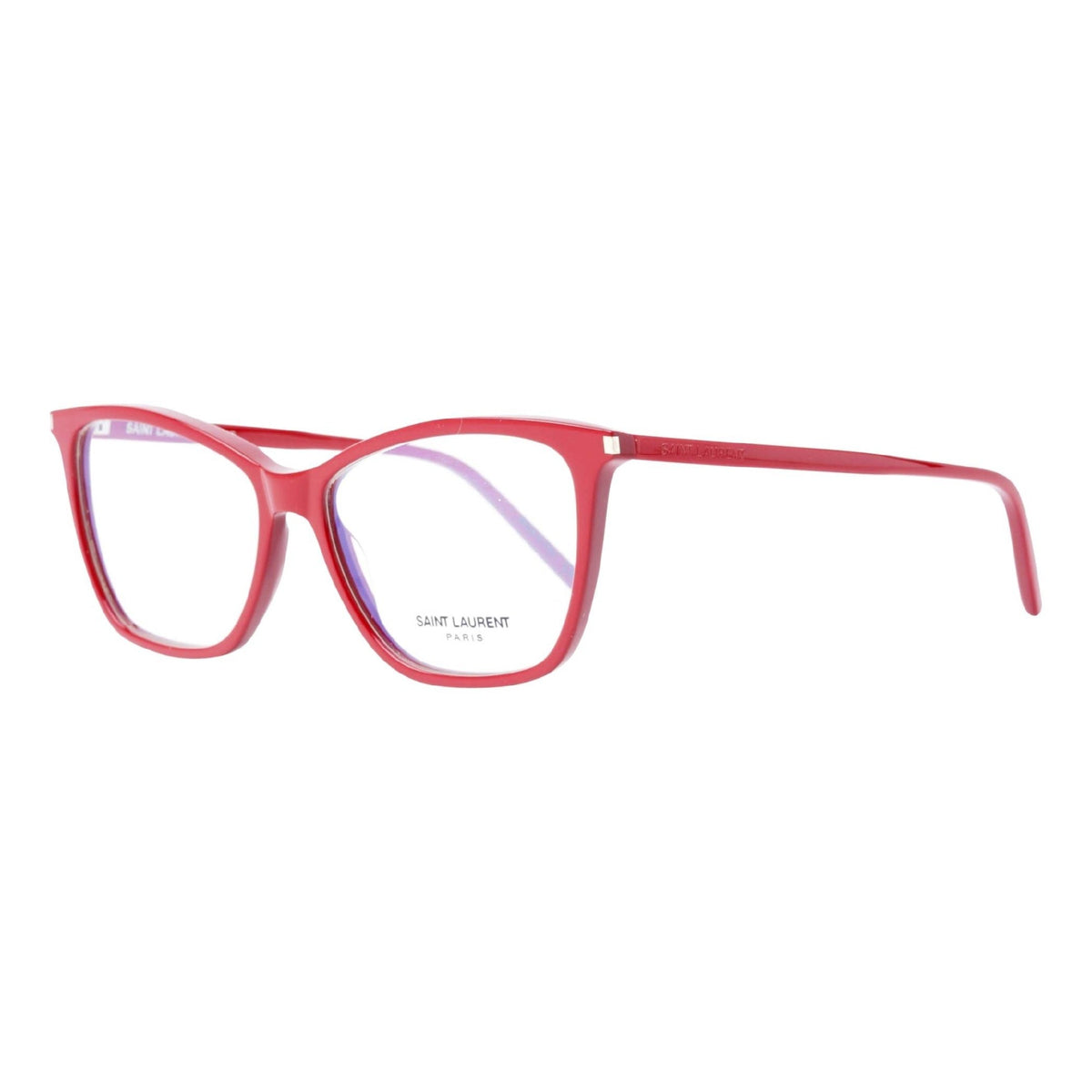 Saint Laurent Women's Sunglasses Fall Winter 2018 Red Transparent Demo Lens Demo Lens Shiny SL 259 003