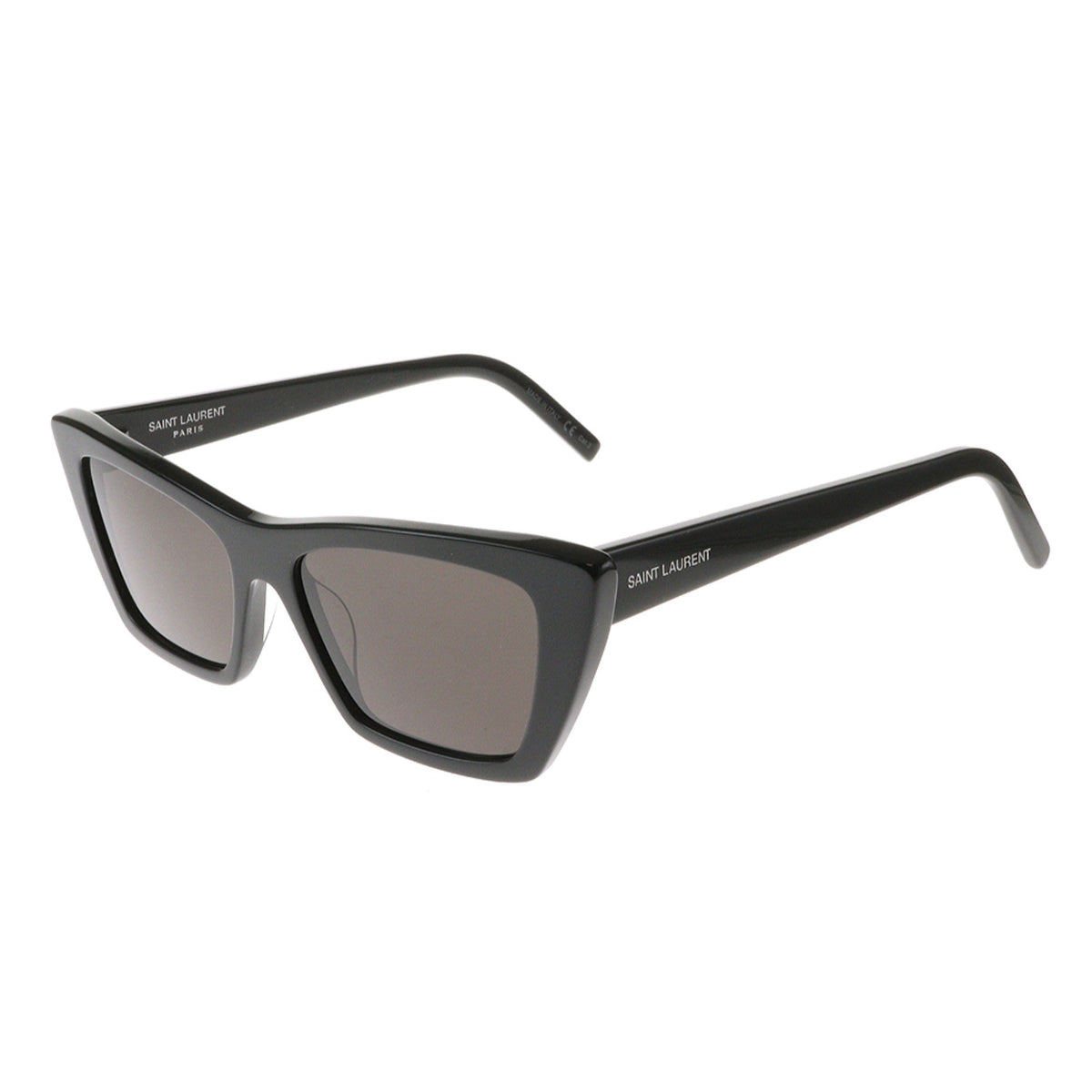 Saint Laurent Women's Sunglasses Spring Summer 2019 Black Grey Nylon Nylon Shiny SL 276 MICA 001