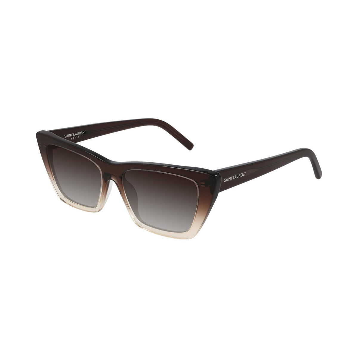 Saint Laurent Women's Sunglasses Spring Summer 2021 Brown Brown Nylon Nylon Transparent SL 276 MICA 019