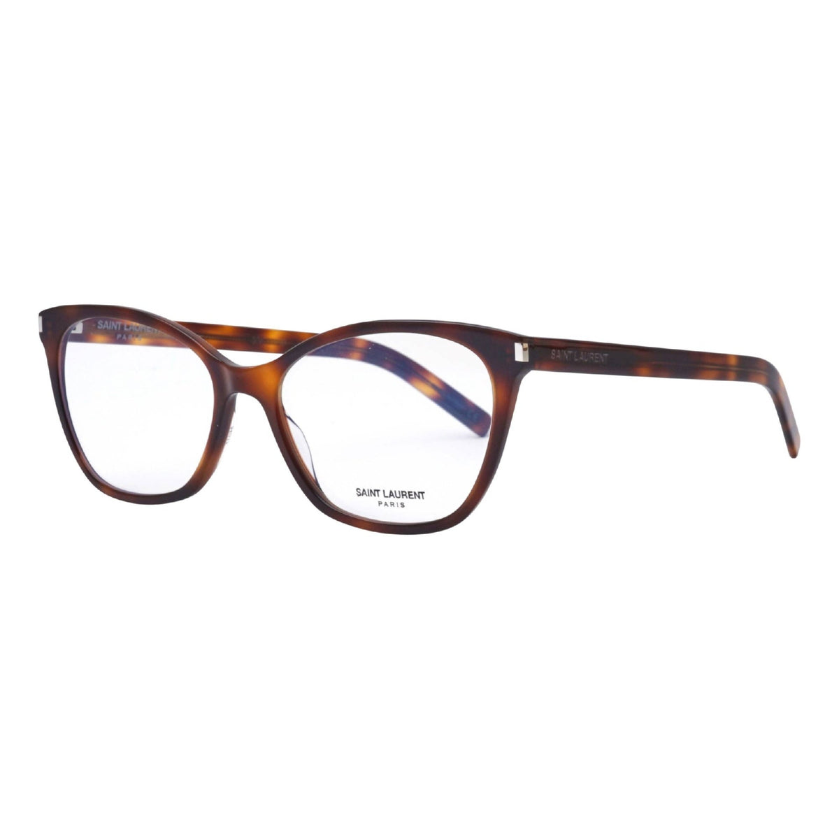 Saint Laurent Women's Sunglasses Spring Summer 2019 Havana Transparent Demo Lens Demo Lens Shiny SL 287 SLIM 003
