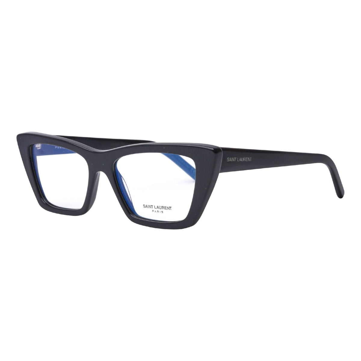 Saint Laurent Women's Sunglasses Spring Summer 2019 Black Transparent Demo Lens Demo Lens Shiny SL 291 001