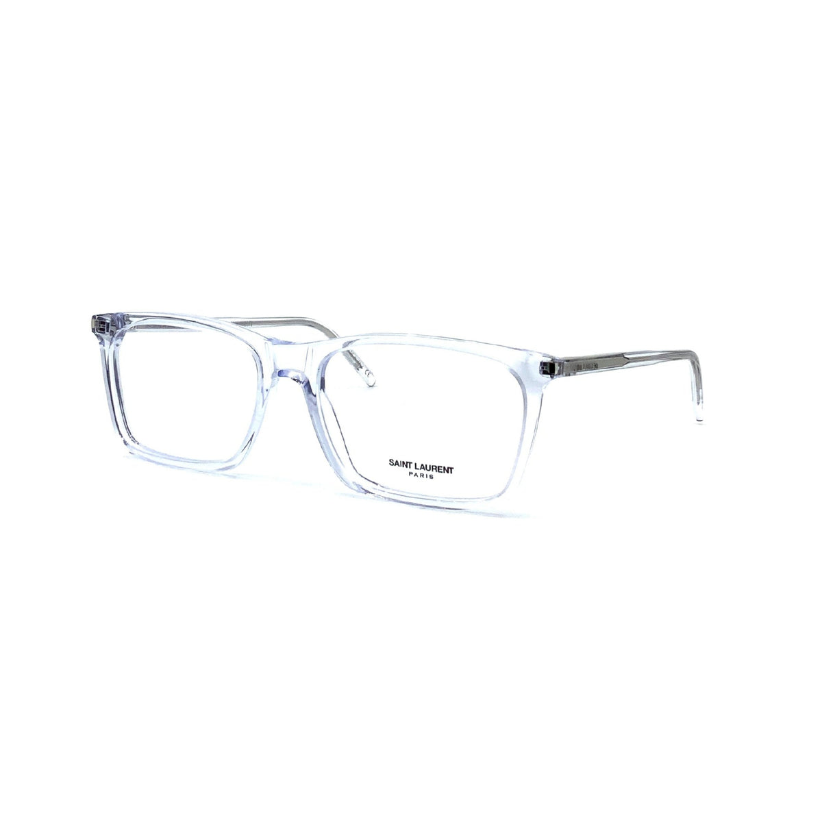 Saint Laurent Unisex Sunglasses Spring Summer 2019 Crystal Transparent Demo Lens Demo Lens Transparent SL 296 004