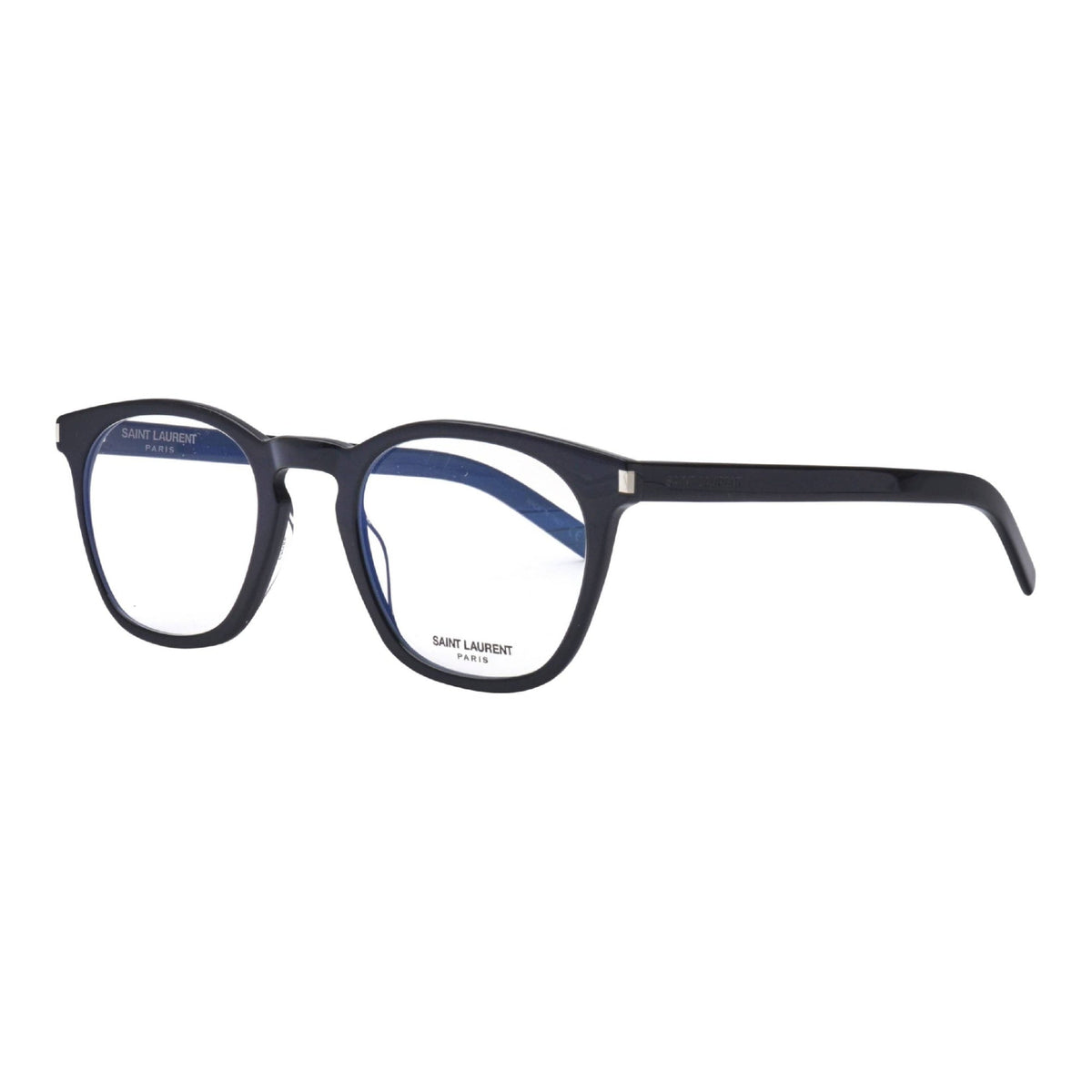 Saint Laurent Unisex Sunglasses Fall Winter 2019 Black Transparent Demo Lens Demo Lens Black SL 30 SLIM 001