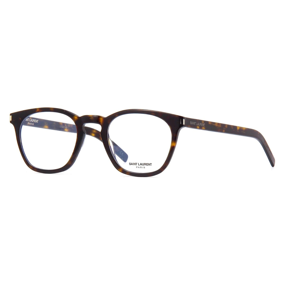 Saint Laurent Unisex Sunglasses Fall Winter 2019 Havana Transparent Demo Lens Demo Lens Dark SL 30 SLIM 003