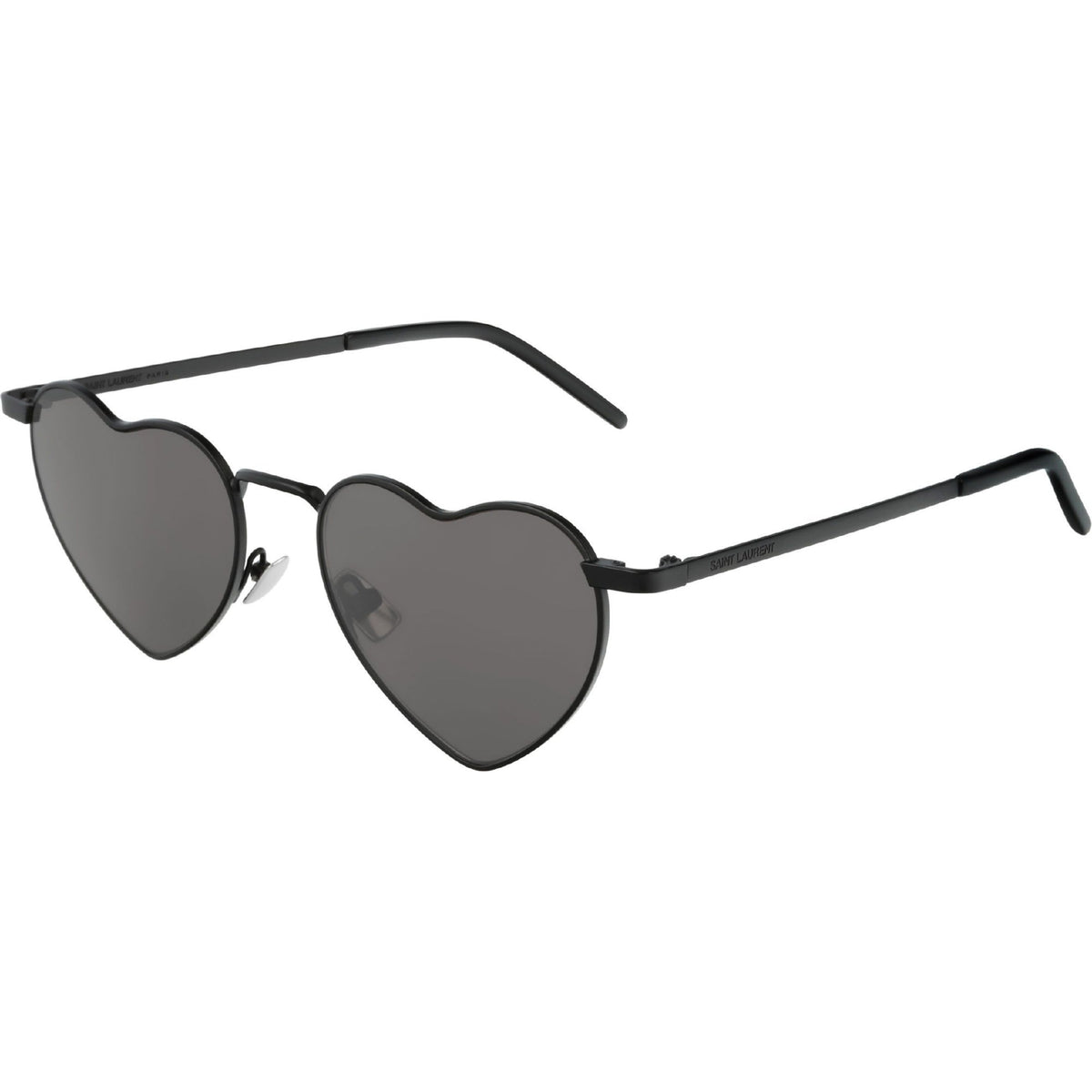 Saint Laurent Unisex Sunglasses Spring Summer 2019 Black Black Nylon Nylon Matte SL 301 LOULOU 002
