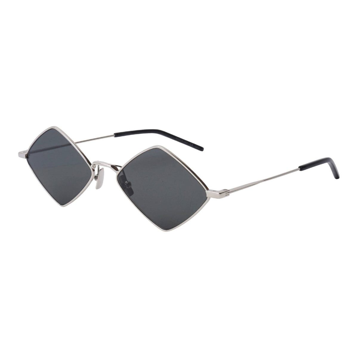 Saint Laurent Unisex Sunglasses Spring Summer 2019 Silver Grey Nylon Nylon Shiny SL 302 LISA 001