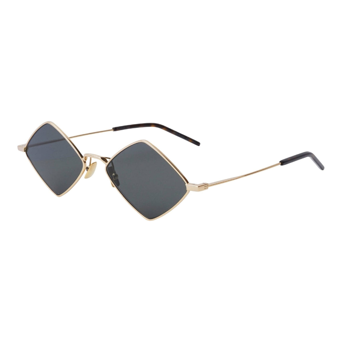 Saint Laurent Unisex Sunglasses Spring Summer 2019 Gold Grey Nylon Nylon Light SL 302 LISA 004