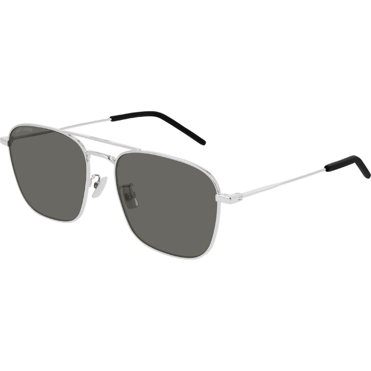 Saint Laurent Unisex Sunglasses Fall Winter 2019 Silver Grey Nylon Nylon Shiny SL 309 001