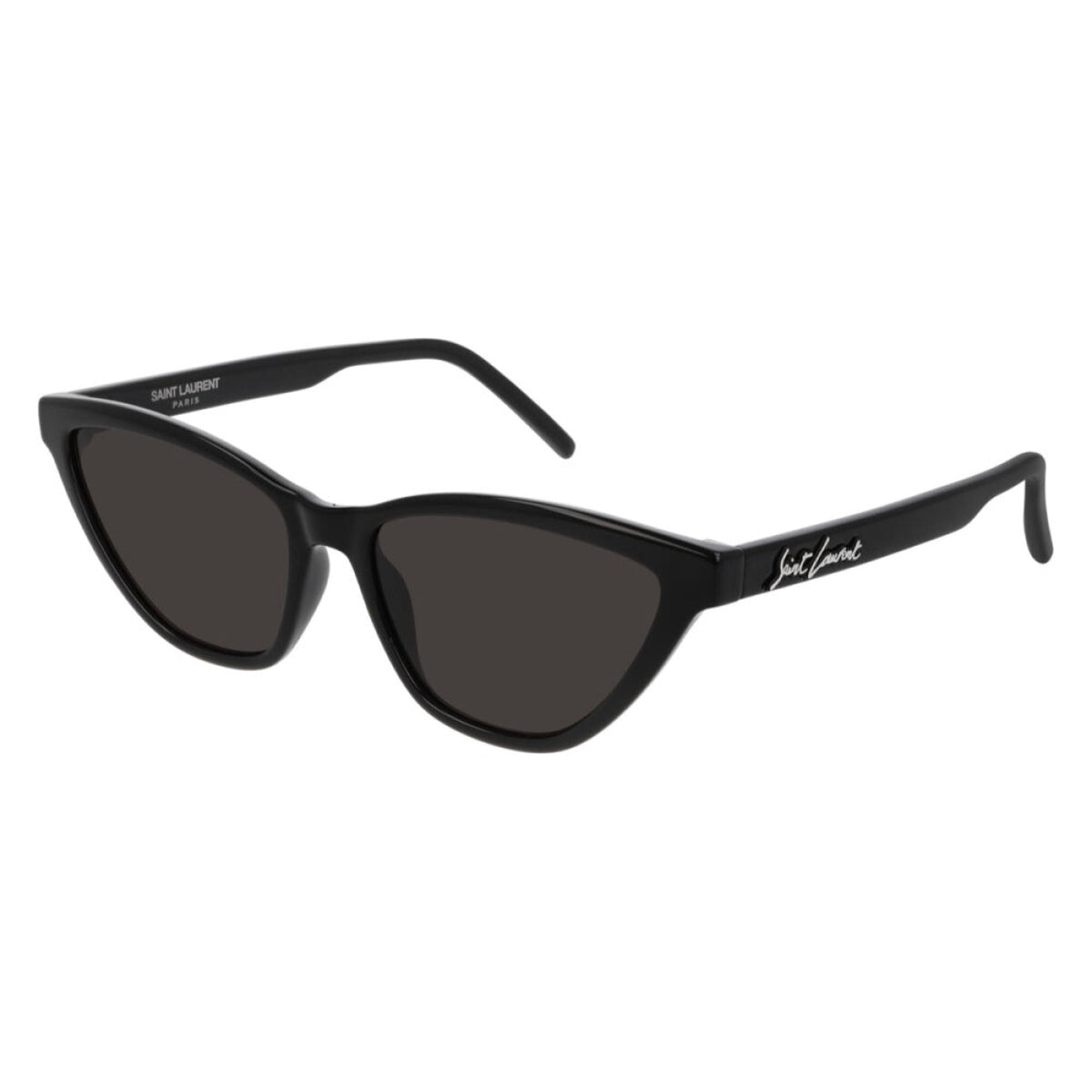 Saint Laurent Women's Sunglasses Spring Summer 2020 Black Black Nylon Nylon Shiny SL 333 001