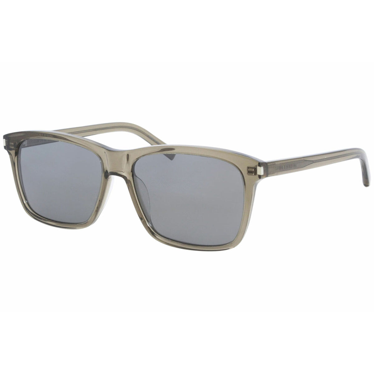 Saint Laurent Men's Sunglasses Spring Summer 2020 Brown Silver Nylon Nylon Dark SL 339 005