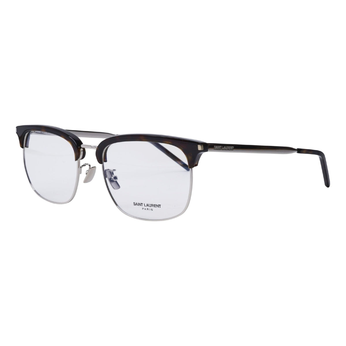 Saint Laurent Men's Sunglasses Spring Summer 2020 Havana Transparent Demo Lens Demo Lens Dark SL 346 004