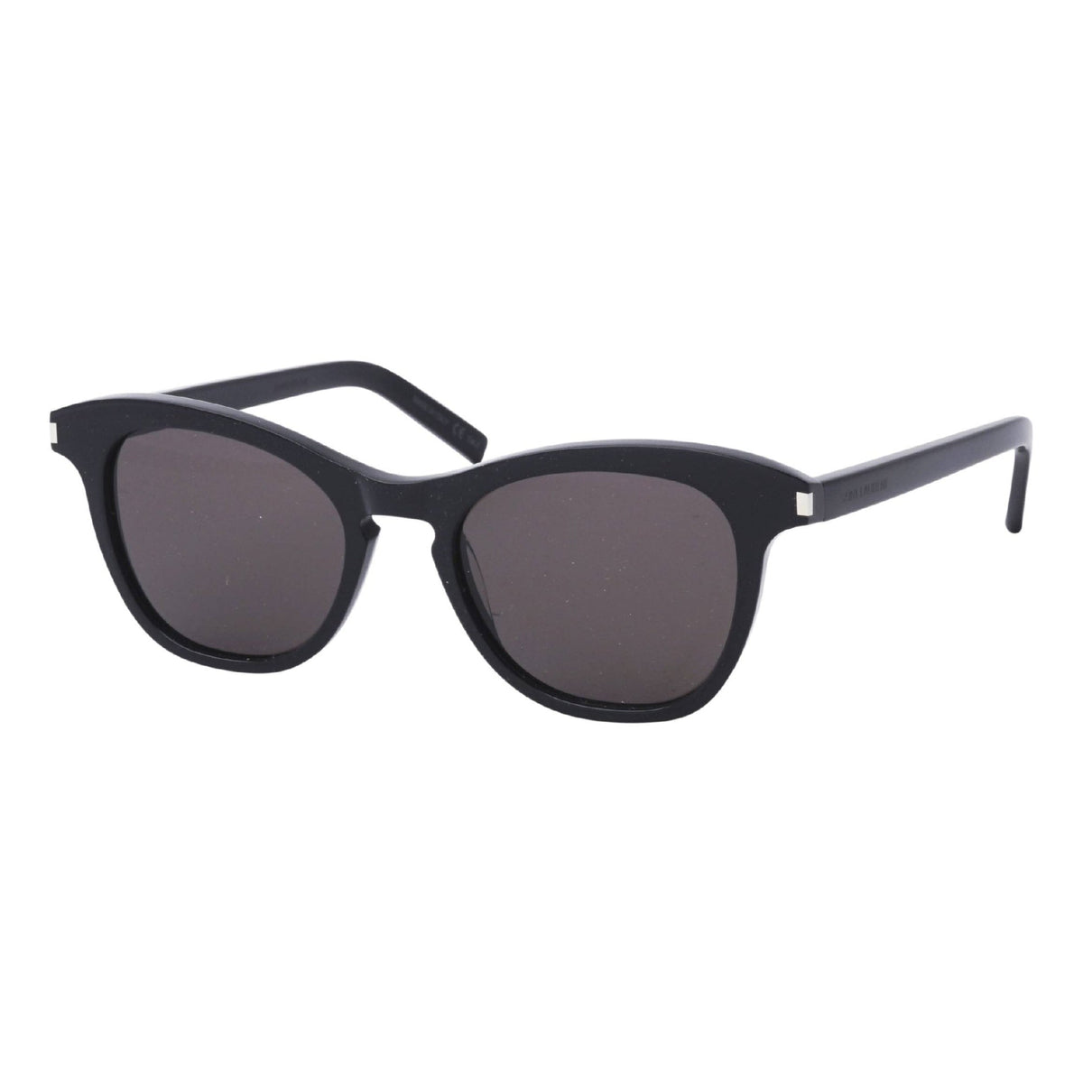 Saint Laurent Unisex Sunglasses Spring Summer 2020 Black Black NYLON NYLON Shiny SL 356 001