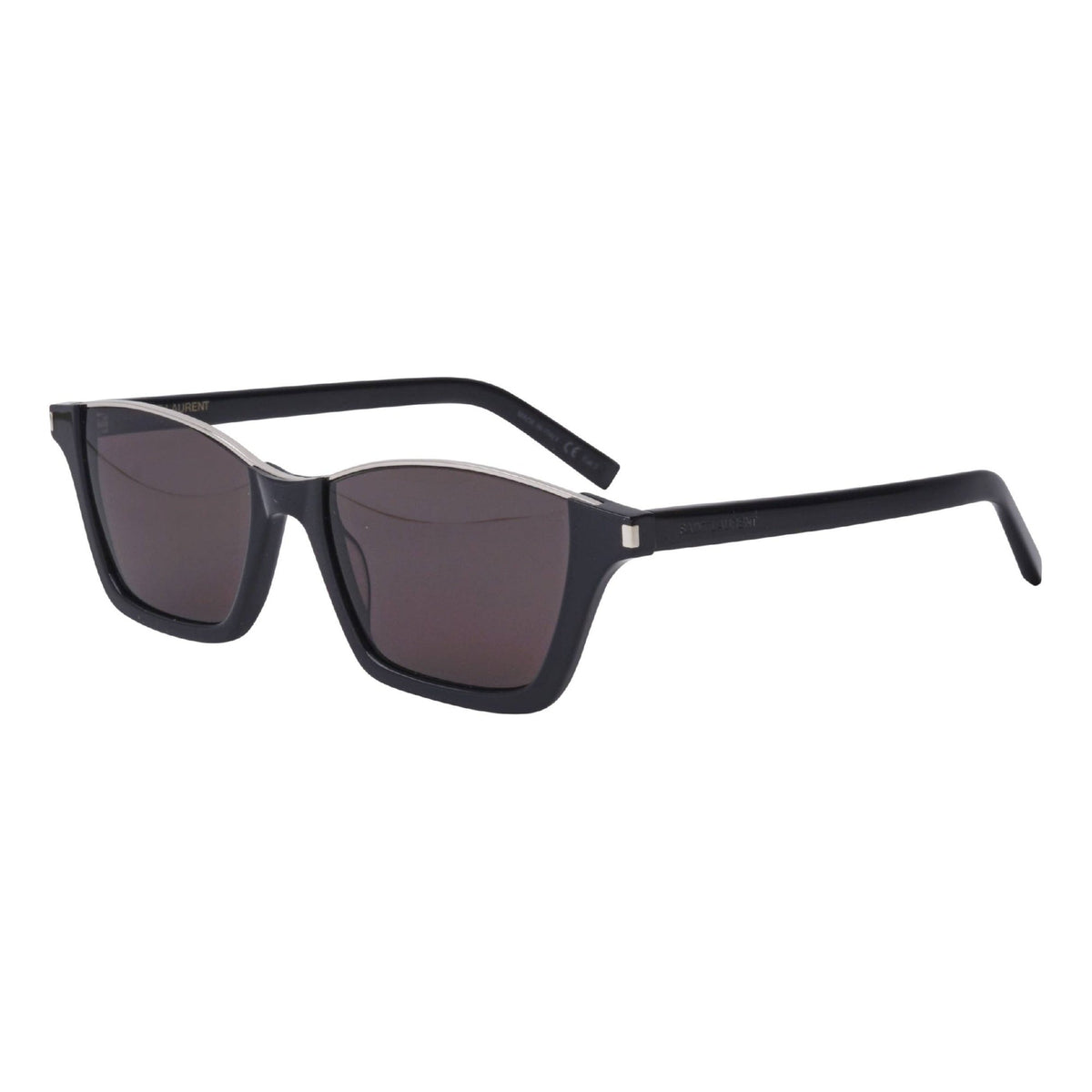 Saint Laurent Unisex Sunglasses Spring Summer 2020 Black Black Nylon Nylon Silver SL 365 DYLAN 002