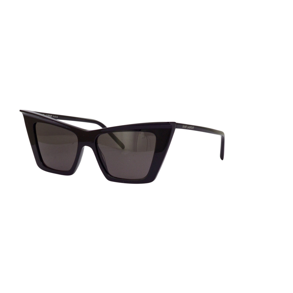 Saint Laurent Women's Sunglasses Spring Summer 2020 Black Black Nylon Nylon Shiny SL 372 001