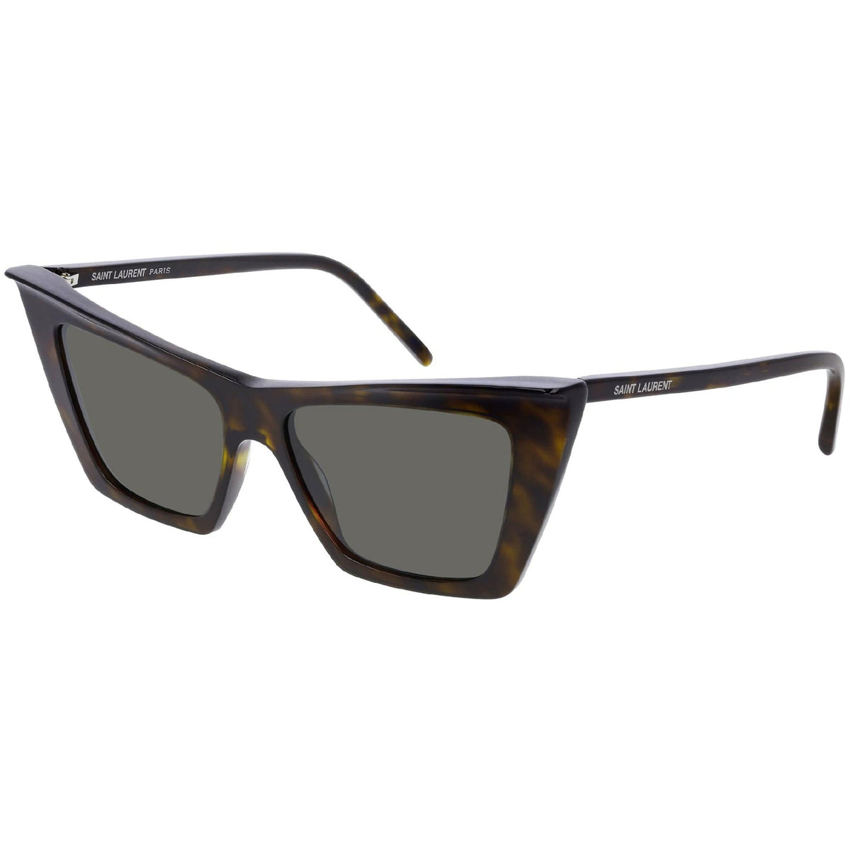 Saint Laurent Women's Sunglasses Spring Summer 2020 Havana Grey Nylon Nylon Dark SL 372 003