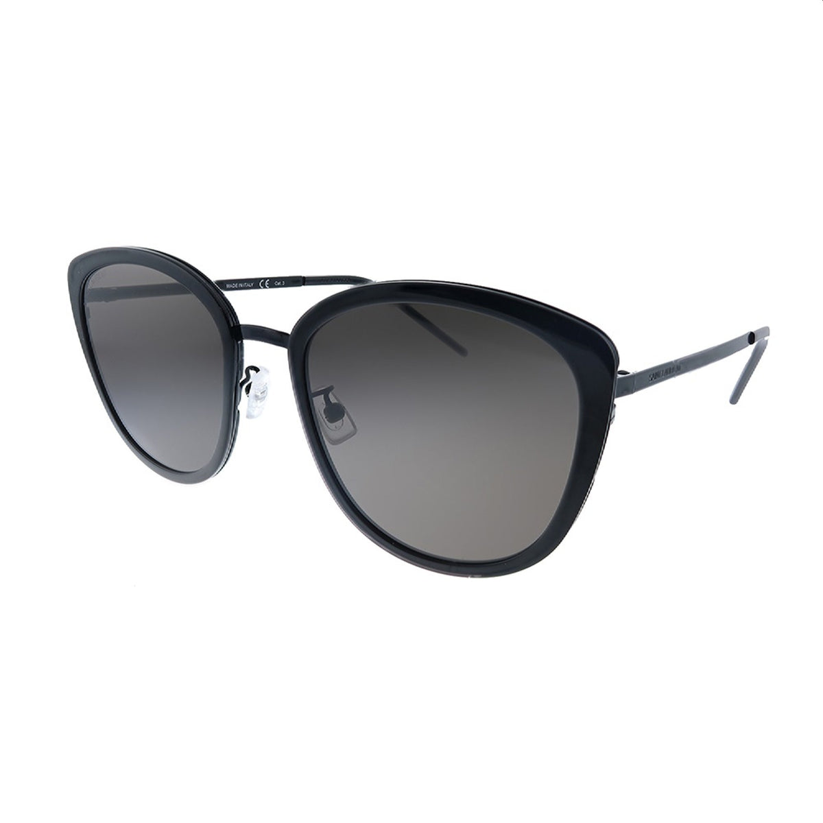 Saint Laurent Women's Sunglasses Fall Winter 2020 Black Black Nylon Nylon Black SL 377K SLIM 002