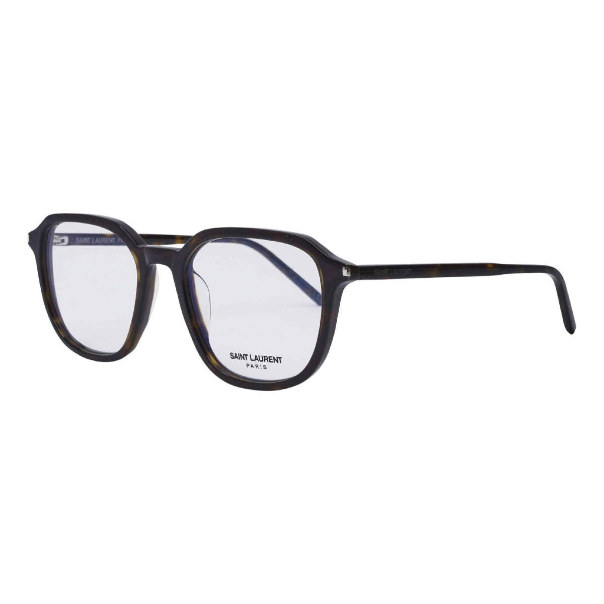 Saint Laurent Unisex Sunglasses Fall Winter 2020 Havana Transparent Demo Lens Demo Lens Dark SL 387 002