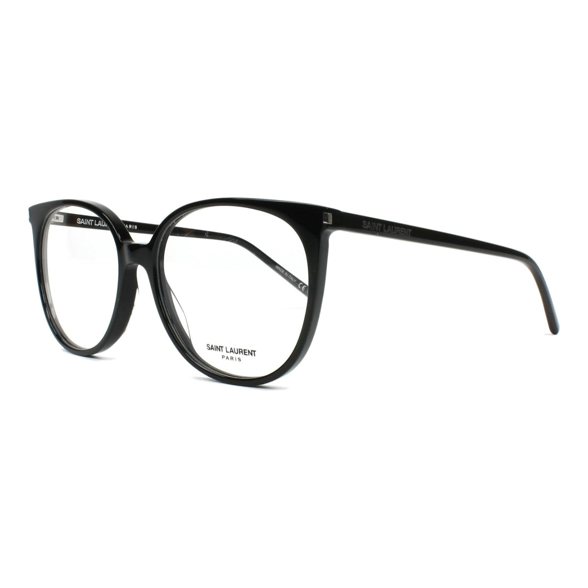 Saint Laurent Women's Sunglasses Spring Summer 2016 Black Transparent Demo Lens Demo Lens Shiny SL 39 001