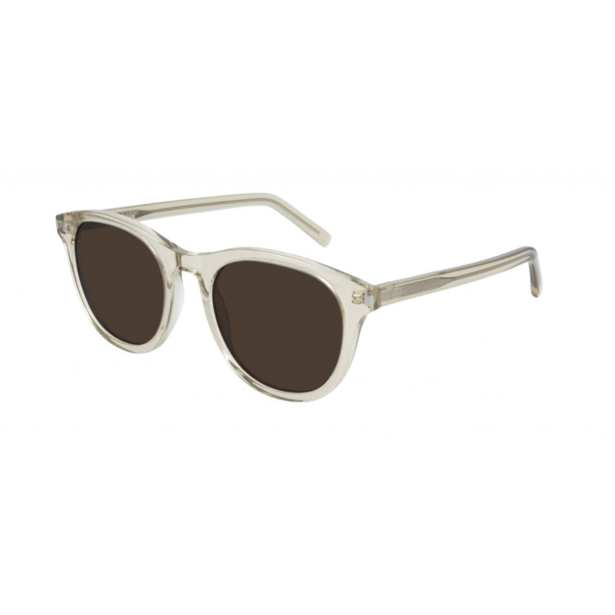 Saint Laurent Unisex Sunglasses Fall Winter 2020 Yellow Brown Nylon Nylon Light SL 401 008