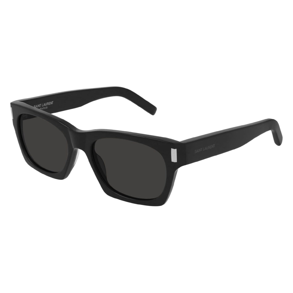 Saint Laurent Unisex Sunglasses Fall Winter 2020 Black Grey Polar Nylon Polar Nylon Shiny SL 402 005