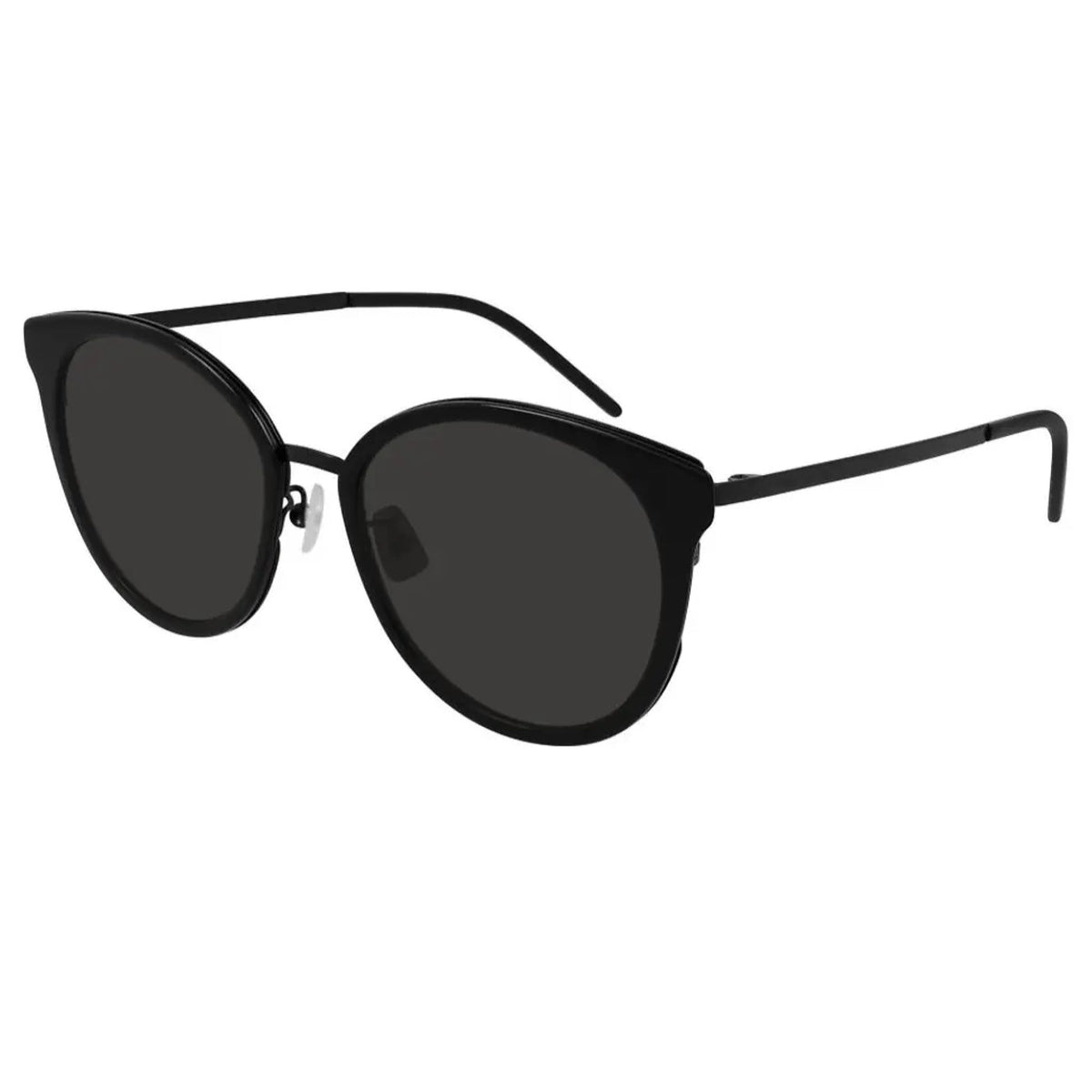 Saint Laurent Women's Sunglasses Spring Summer 2021 Black Black Nylon Nylon Black SL 446F SLIM 001