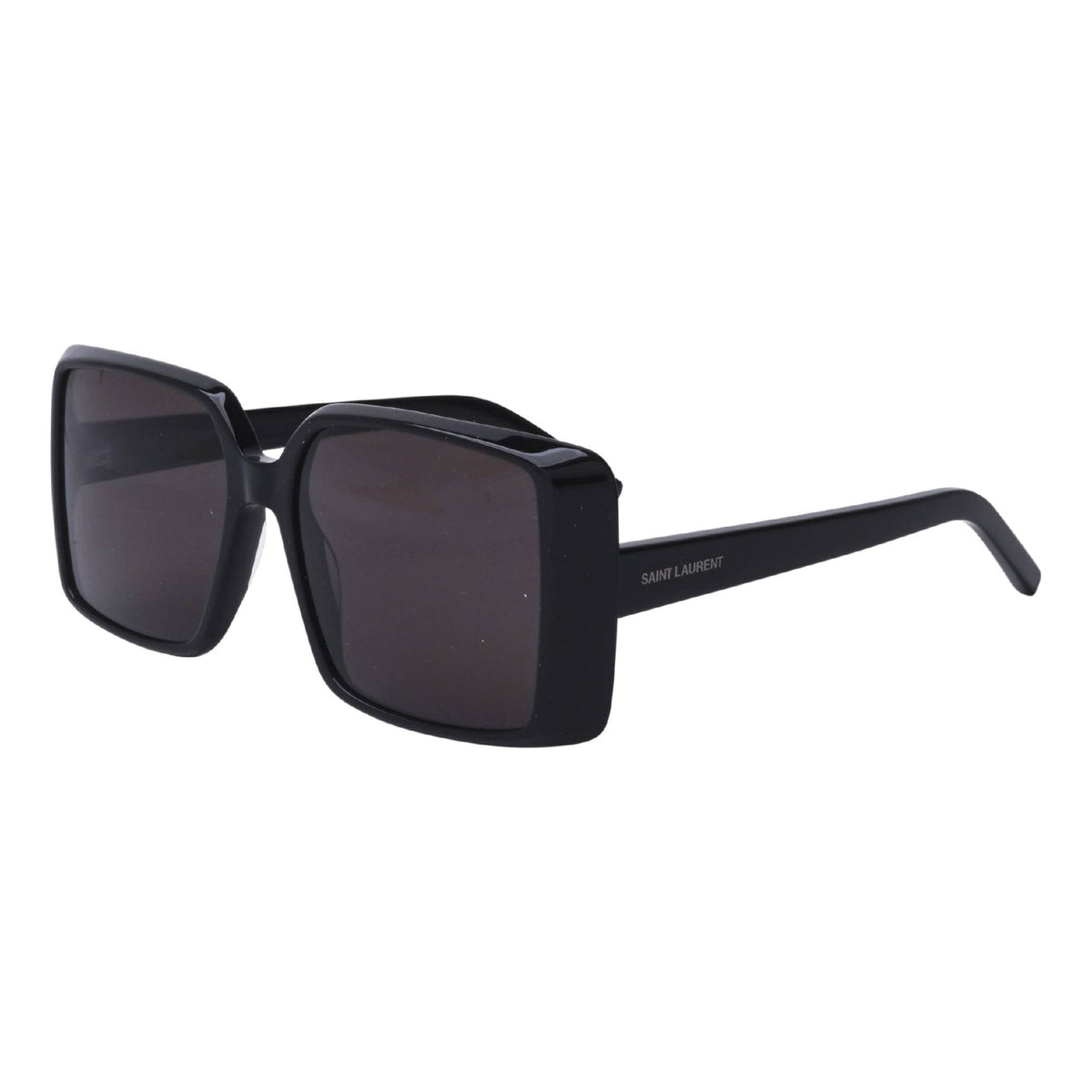 Saint Laurent Women's Sunglasses Spring Summer 2021 Black Black Nylon Nylon Shiny SL 451 001