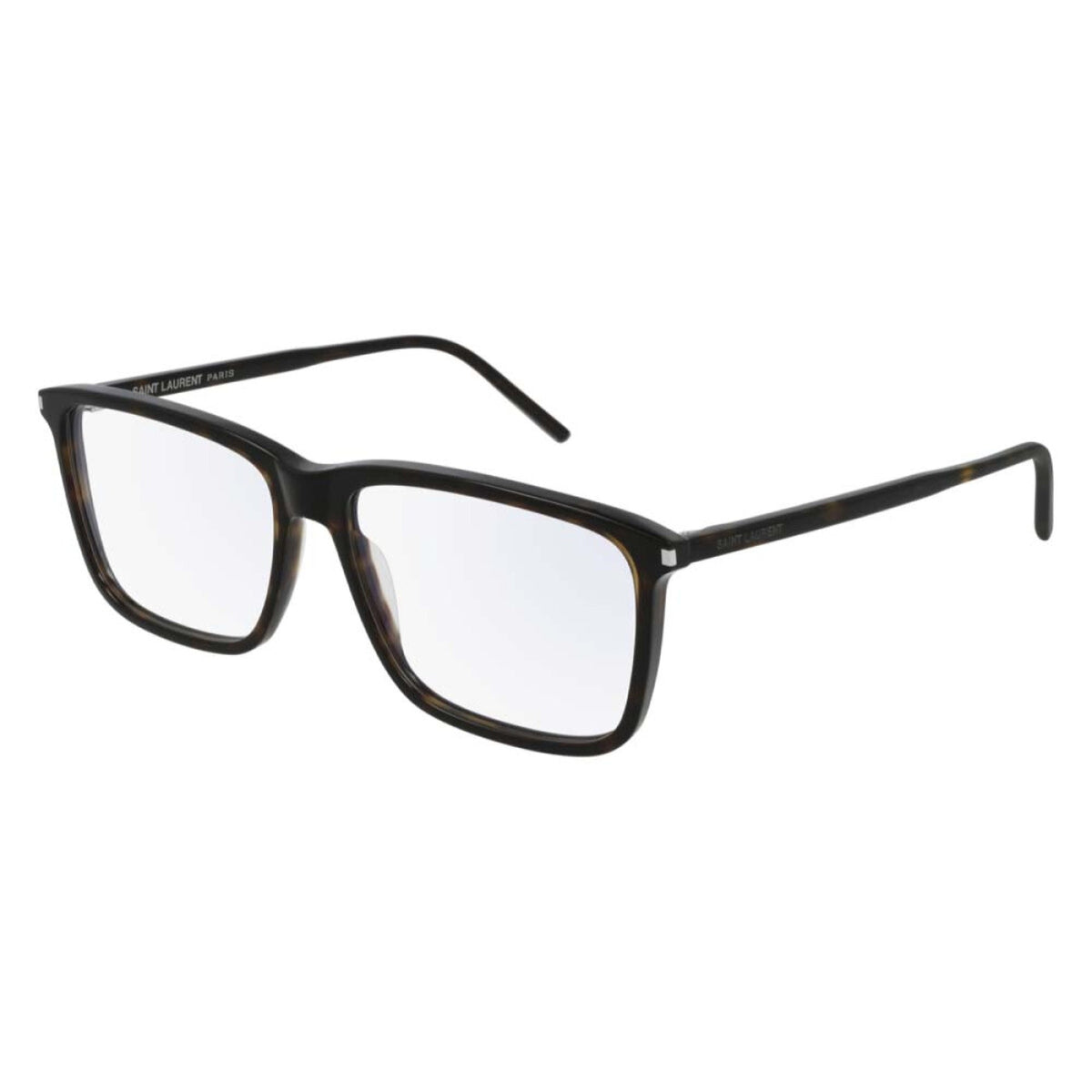 Saint Laurent Men's Sunglasses Spring Summer 2021 Havana Transparent Demo Lens Demo Lens Dark SL 454 005
