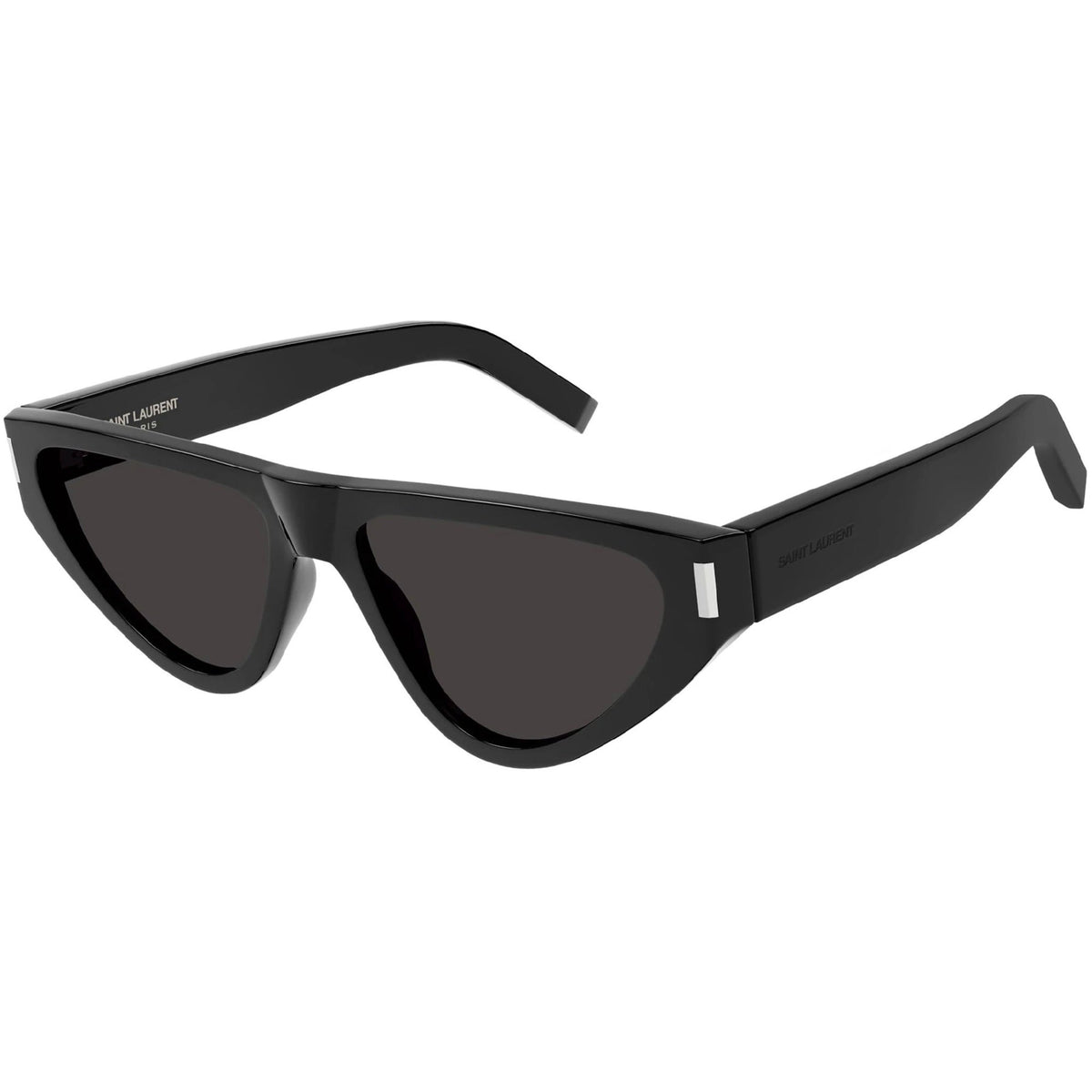 Saint Laurent Women's Sunglasses Fall Winter 2021 Black Black Nylon Nylon Shiny SL 468 001