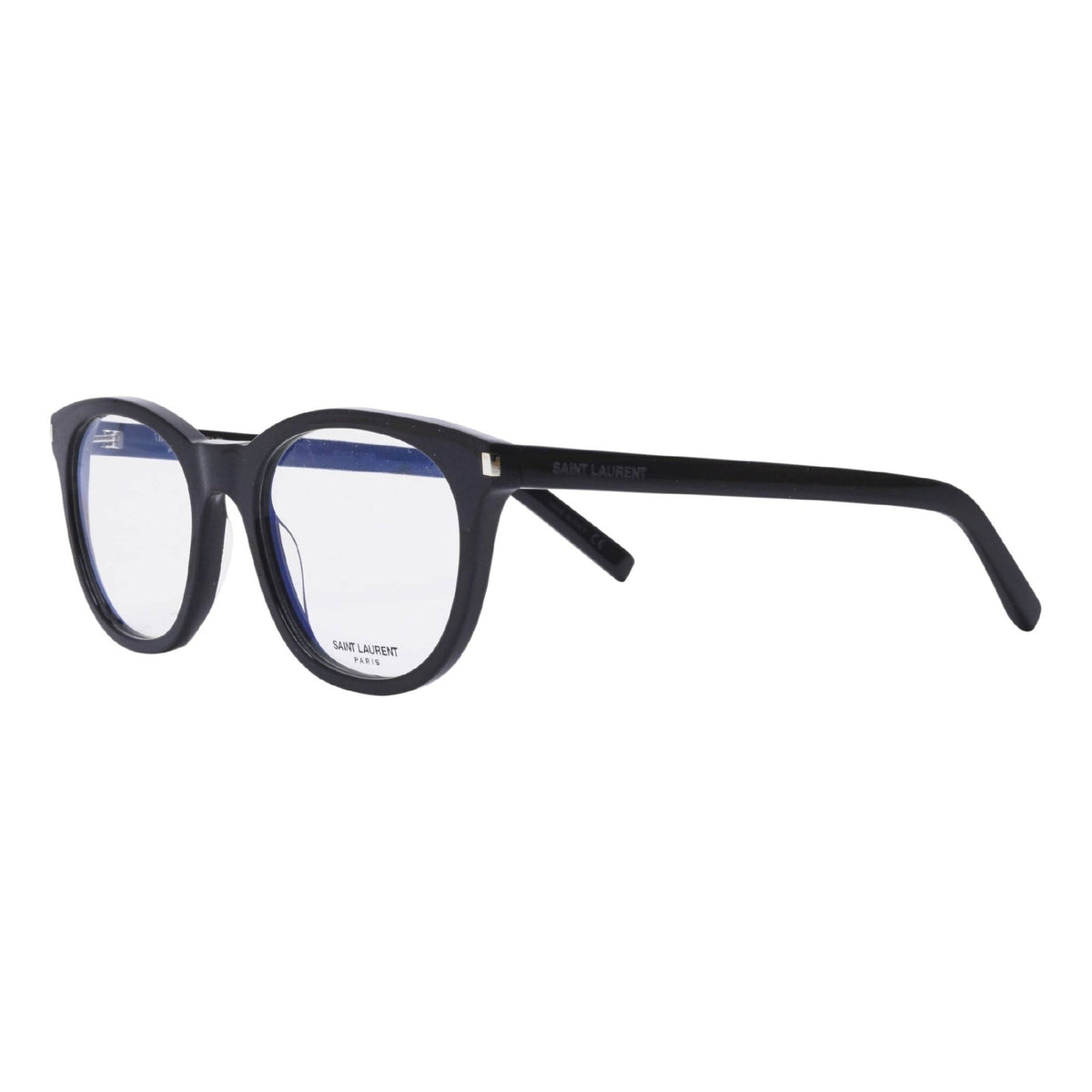 Saint Laurent Women's Sunglasses Fall Winter 2021 Black Transparent Demo Lens Demo Lens Shiny SL 471 001