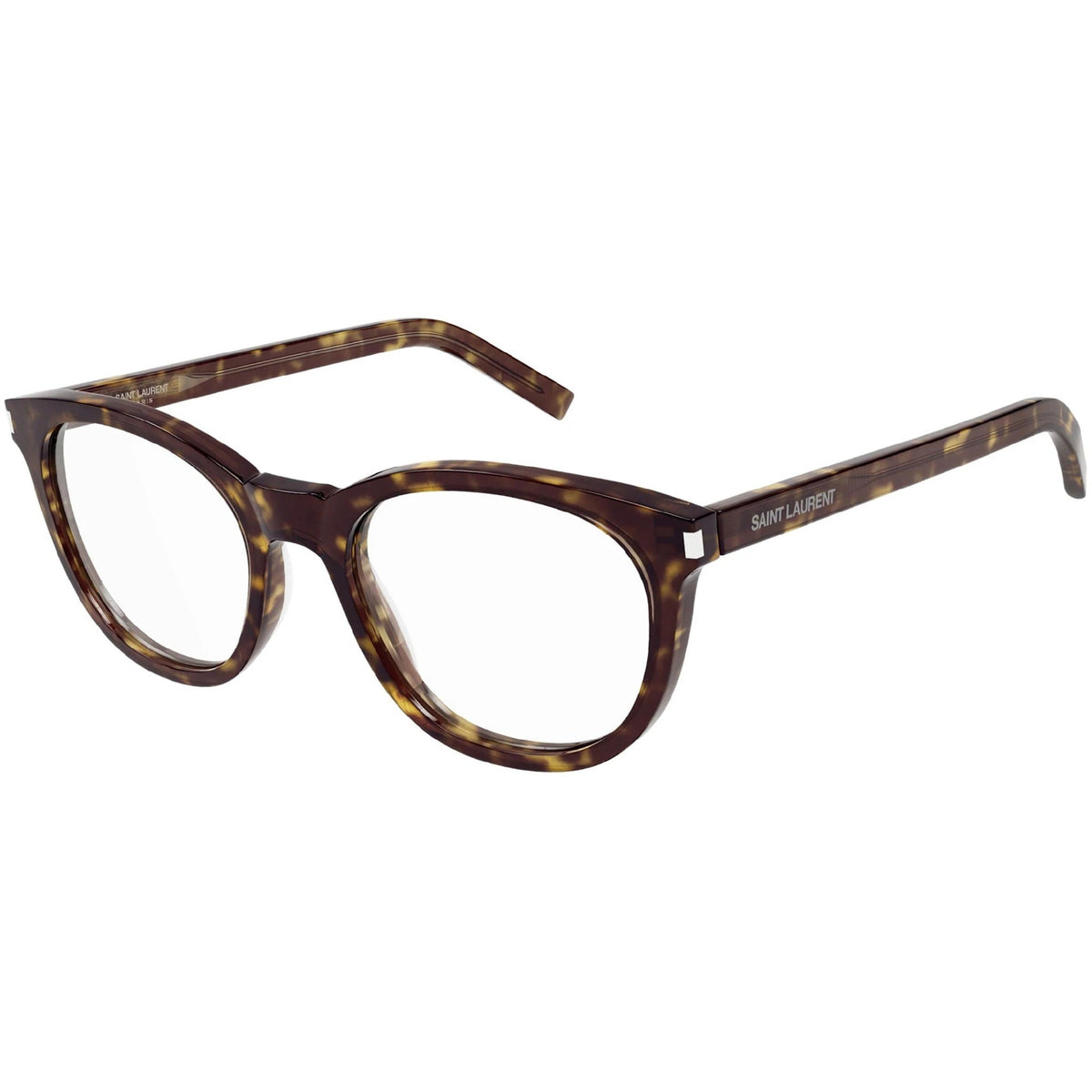 Saint Laurent Women's Sunglasses Fall Winter 2021 Havana Transparent Demo Lens Demo Lens Dark SL 471 002