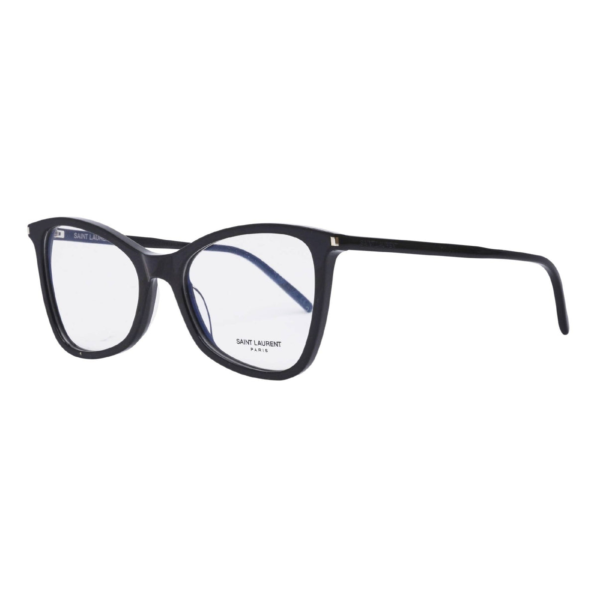 Saint Laurent Women's Sunglasses Fall Winter 2021 Black Transparent Demo Lens Demo Lens Shiny SL 478 JERRY 001