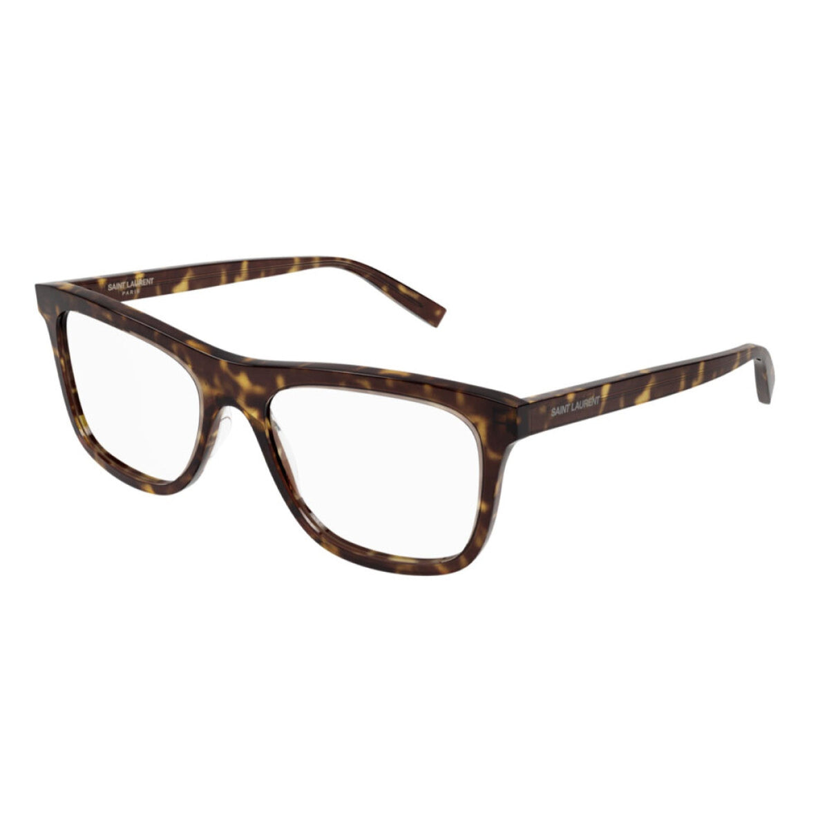 Saint Laurent Men's Sunglasses Fall Winter 2021 Havana Transparent Demo Lens Demo Lens Dark SL 481 002