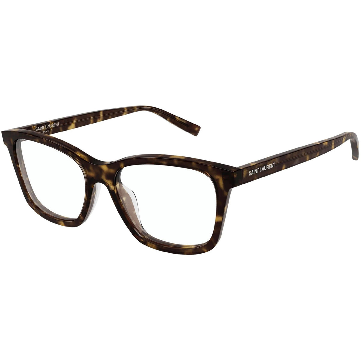 Saint Laurent Women's Sunglasses Fall Winter 2021 Havana Transparent Demo Lens Demo Lens Dark SL 482 002