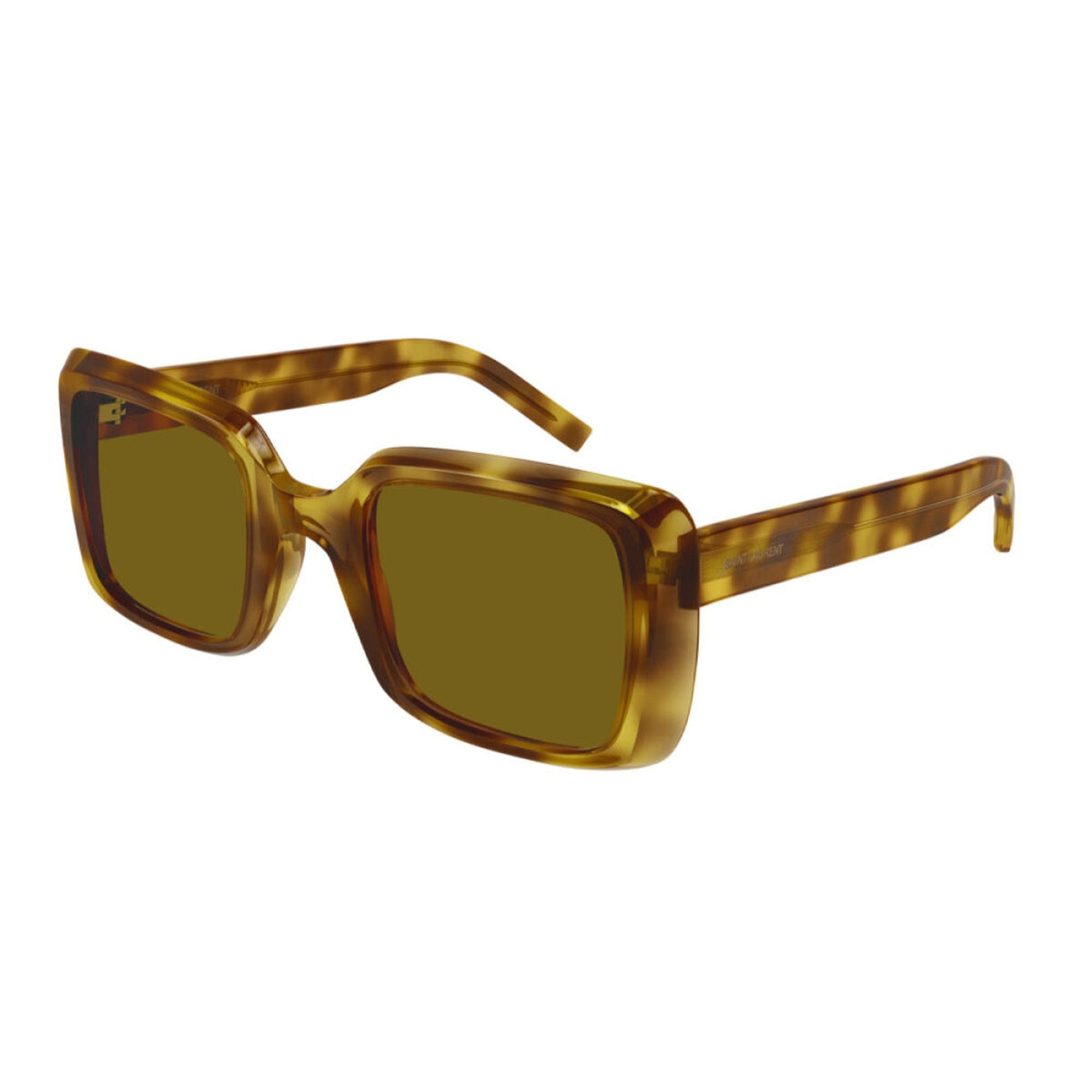 Saint Laurent Women's Sunglasses Fall Winter 2021 Havana Yellow Nylon Nylon Yellow SL 497 003