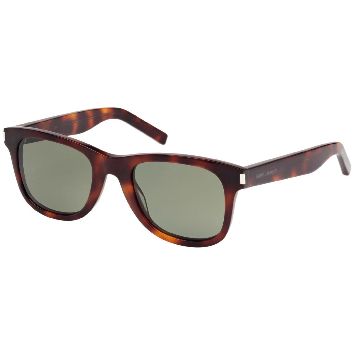 Saint Laurent Unisex Sunglasses Fall Winter 2015 Havana Green GLASS GLASS Light SL 51 003