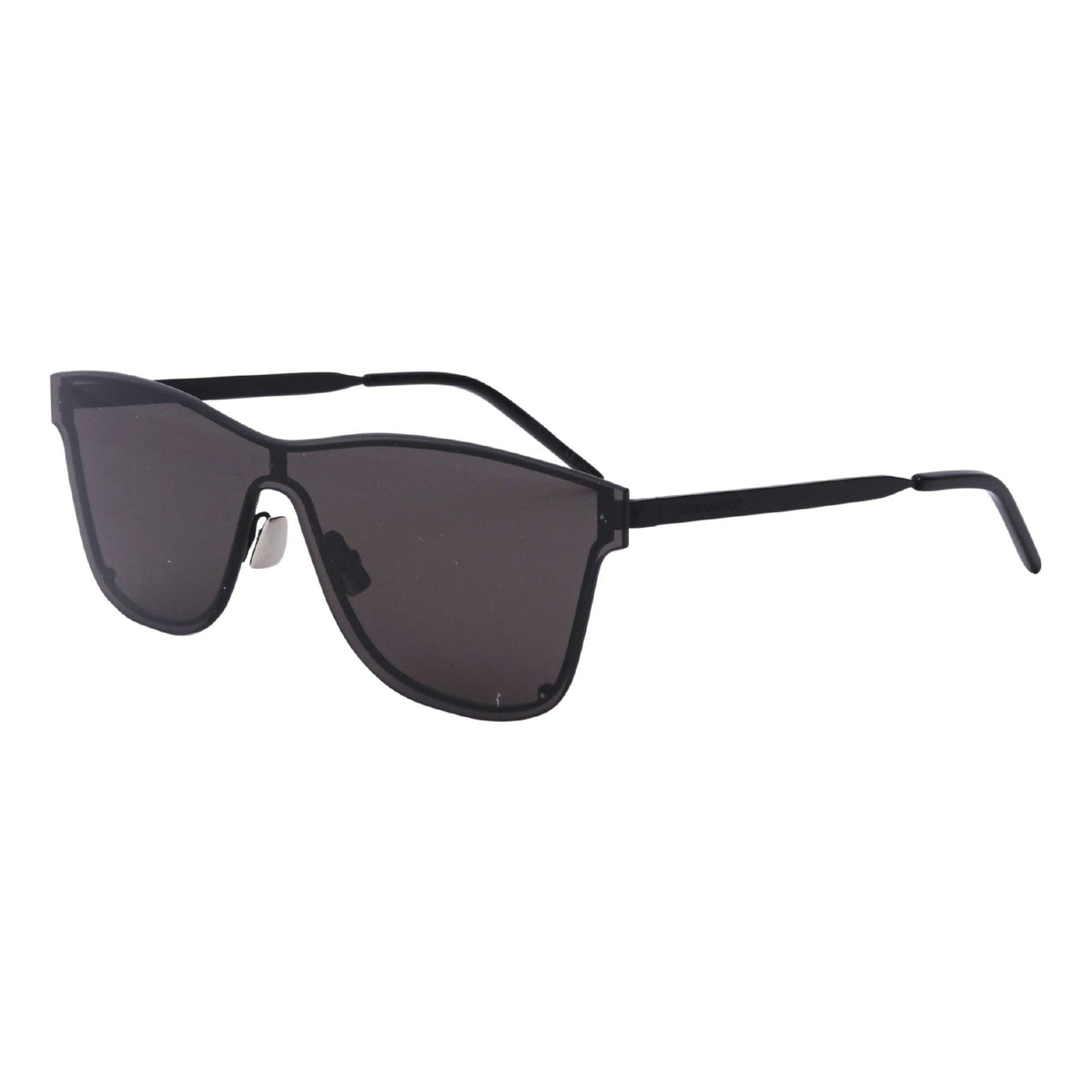 Saint Laurent Unisex Sunglasses Spring Summer 2021 Black Black Nylon Nylon Matte SL 51 MASK 001