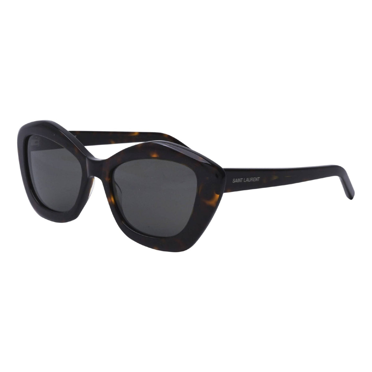 Saint Laurent Women's Sunglasses Spring Summer 2021 Havana Grey Nylon Nylon Dark SL 68 002