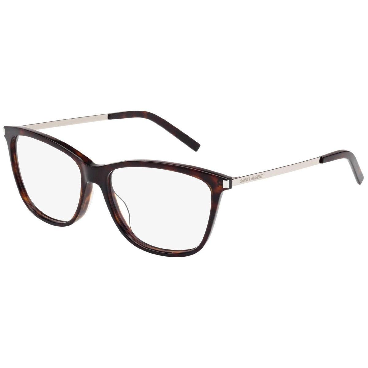 Saint Laurent Women's Sunglasses Fall Winter 2015 Havana Transparent Demo Lens Demo Lens Dark SL 92 003