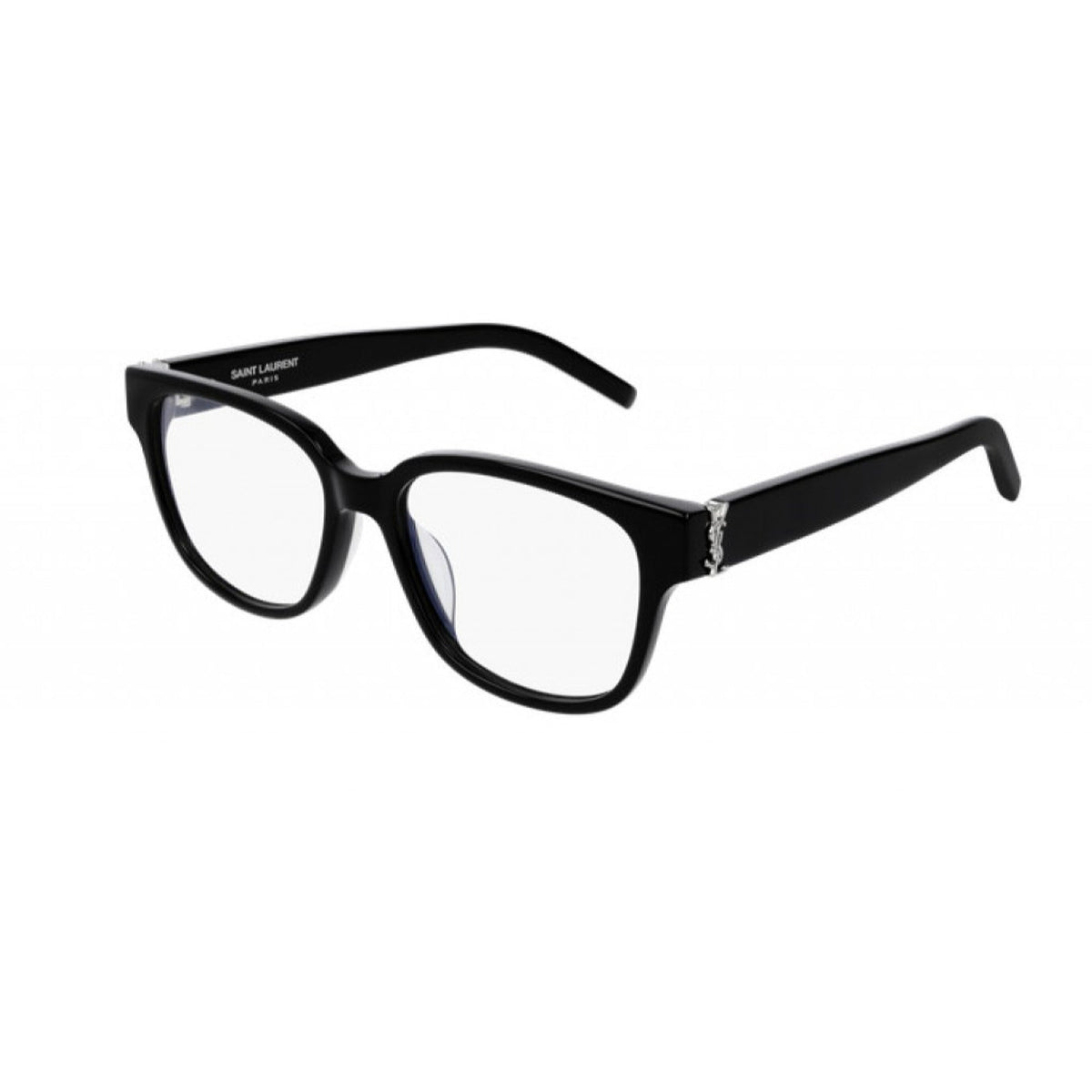 Saint Laurent Women's Sunglasses Fall Winter 2018 Black Transparent Demo Lens Demo Lens Shiny SL M33F 001