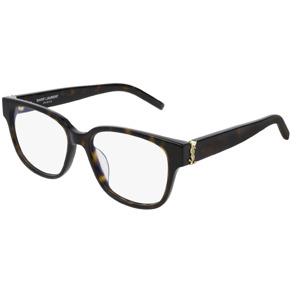 Saint Laurent Women's Sunglasses Fall Winter 2018 Havana Transparent Demo Lens Demo Lens Dark SL M33F 004