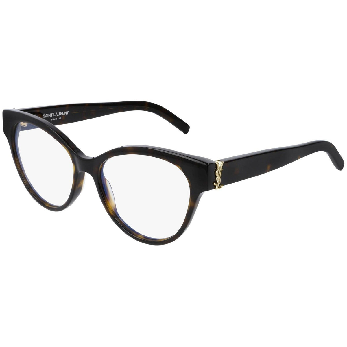 Saint Laurent Women's Sunglasses Fall Winter 2018 Havana Transparent Demo Lens Demo Lens Dark SL M34 004