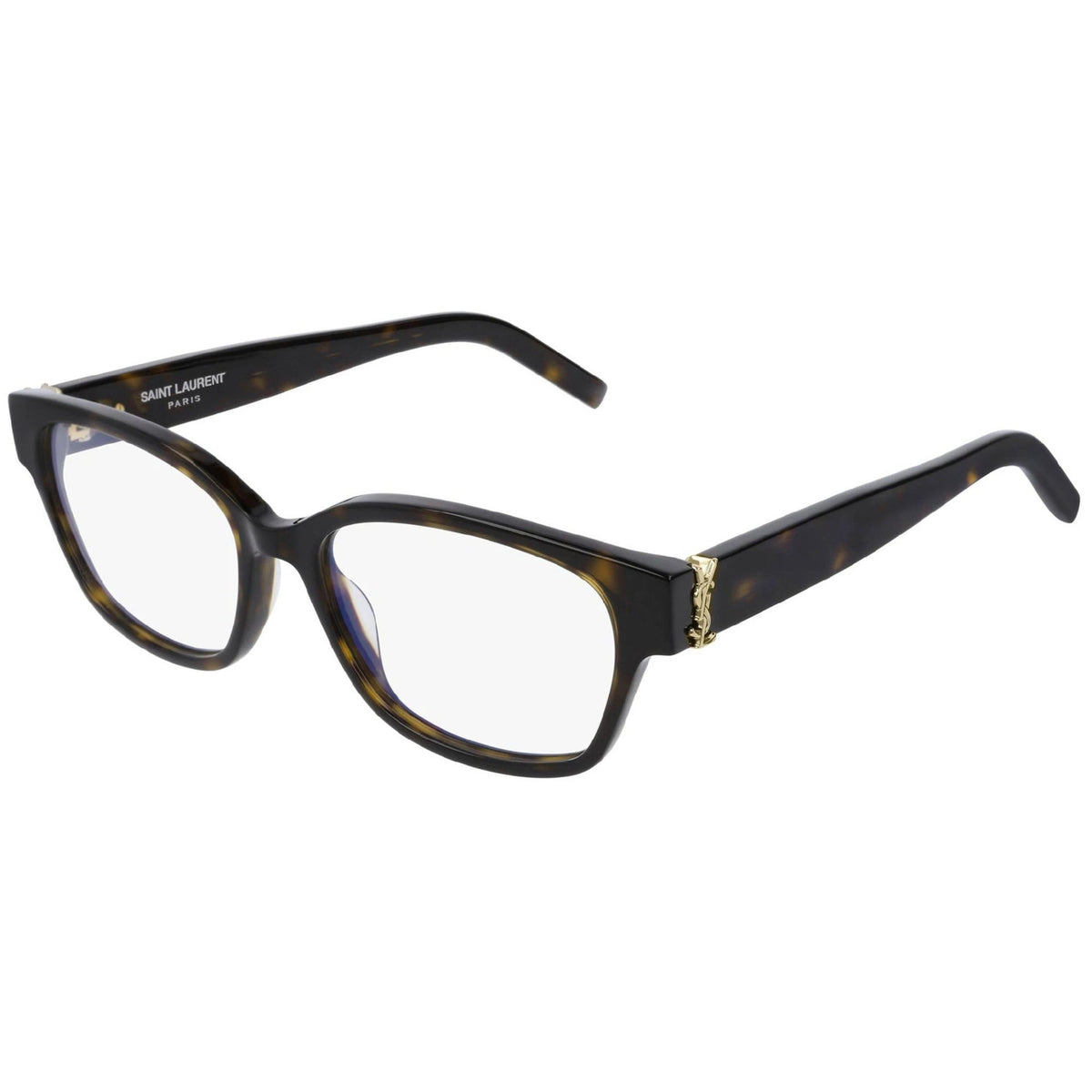 Saint Laurent Women&#39;s Sunglasses Fall Winter 2018 Havana Transparent Demo Lens Demo Lens Dark SL M35 003