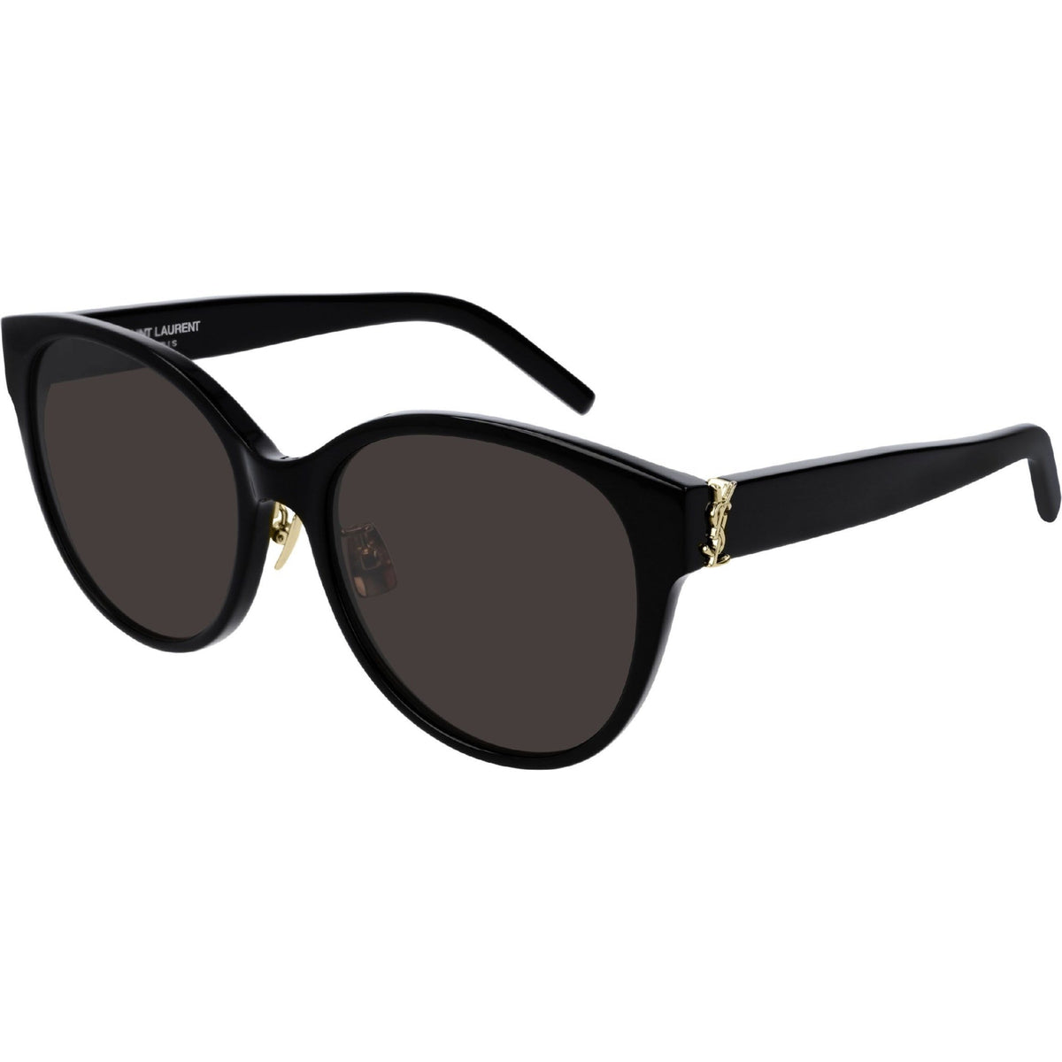 Saint Laurent Women's Sunglasses Fall Winter 2018 Black Black Nylon Nylon Shiny SL M39K 001