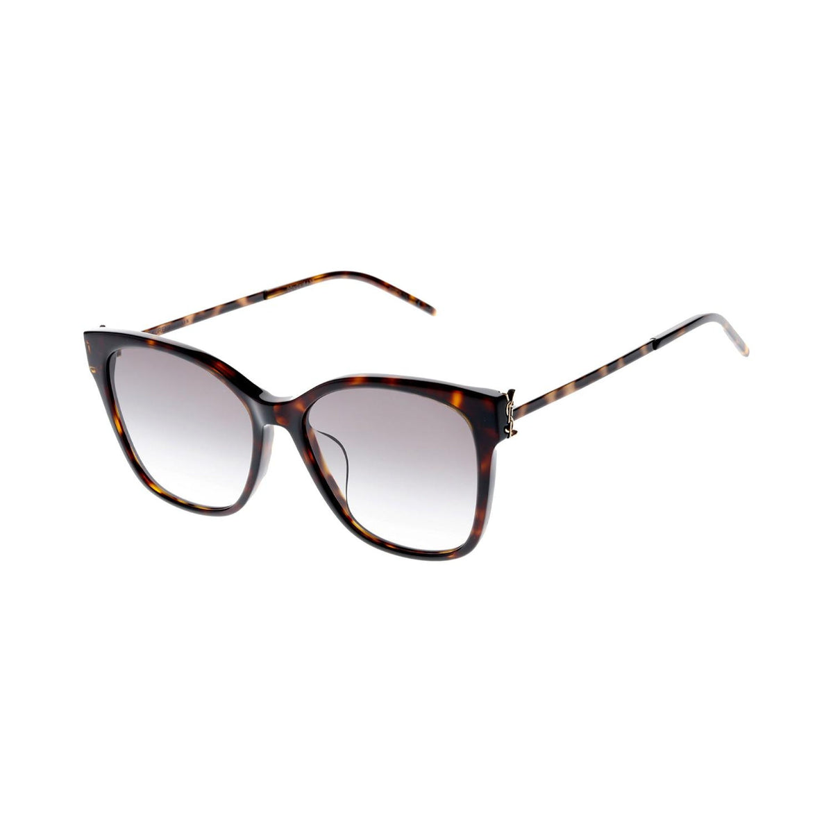 Saint Laurent Women's Sunglasses Fall Winter 2019 Havana Grey Nylon Nylon Shiny SL M48SK 004