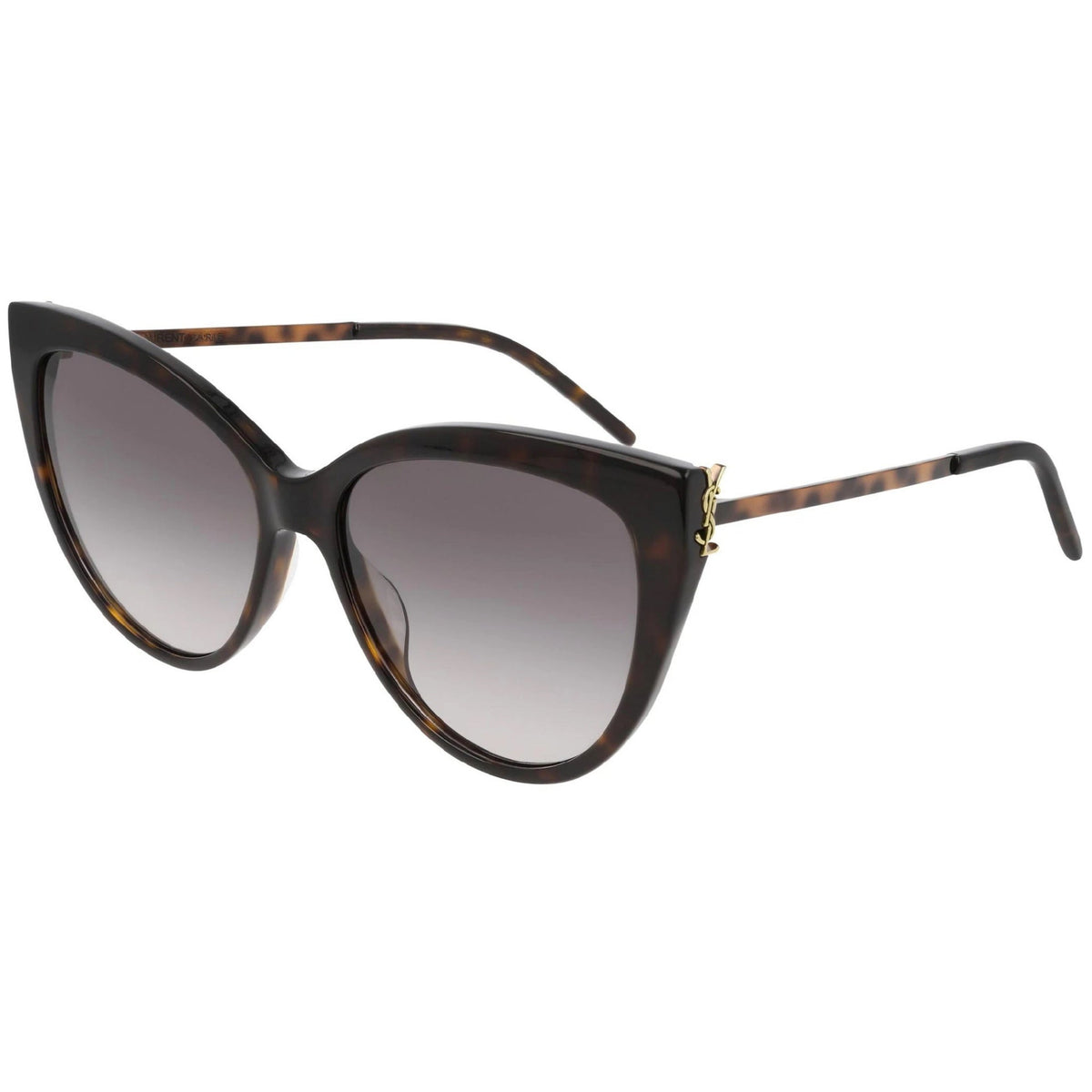 Saint Laurent Women's Sunglasses Fall Winter 2019 Havana Grey Nylon Nylon Shiny SL M48S_A 004