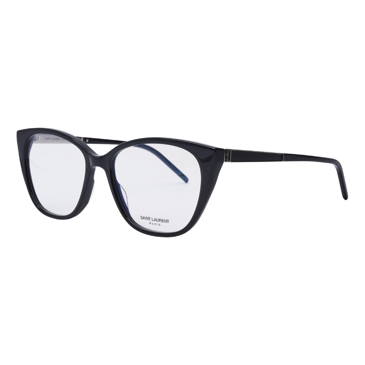 Saint Laurent Women's Sunglasses Fall Winter 2020 Black Transparent Demo Lens Demo Lens Shiny SL M72 001