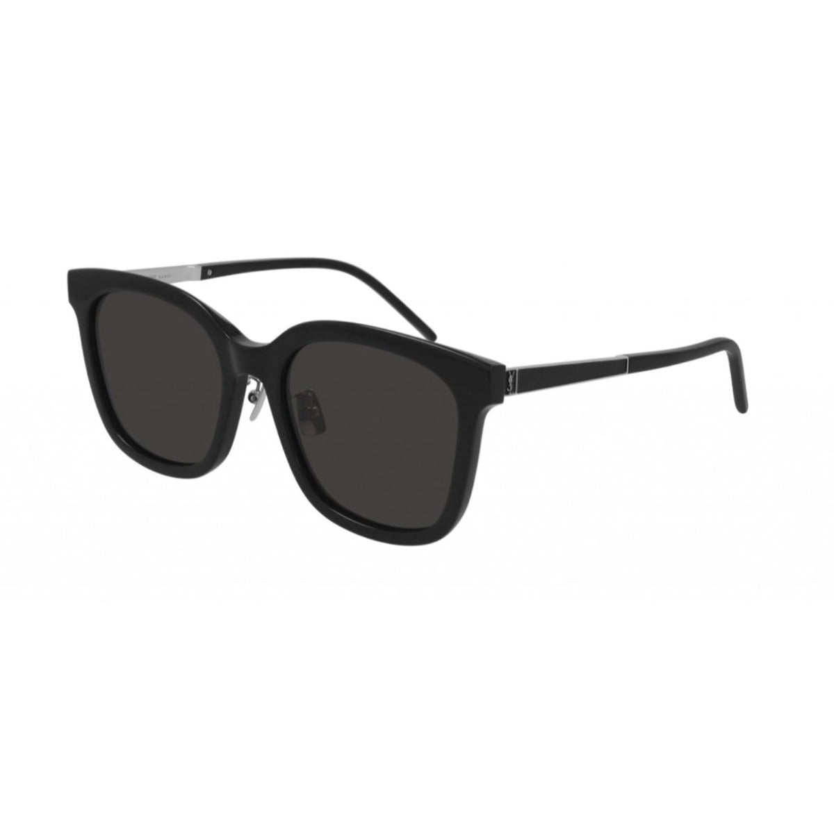 Saint Laurent Women's Sunglasses Fall Winter 2020 Black Black Nylon Nylon Shiny SL M77K 001